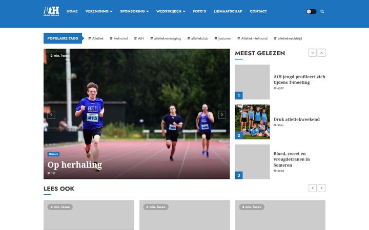 Screenshot di atletiekhelmond.nl