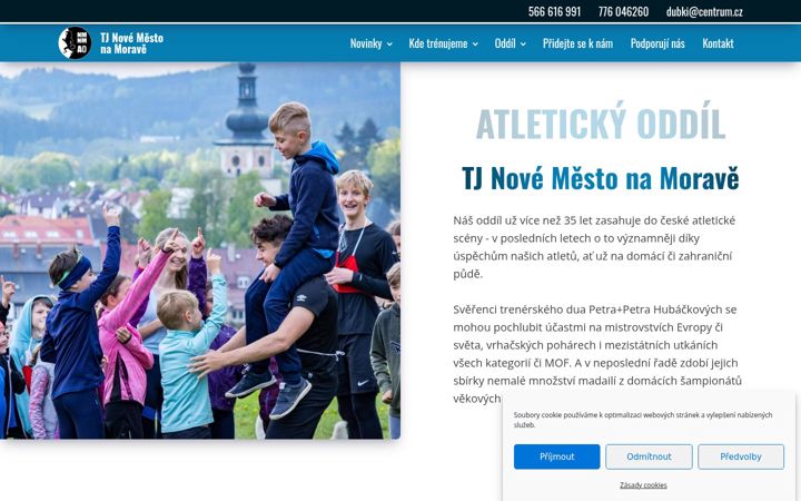 Screenshot of atletikanmnm.cz