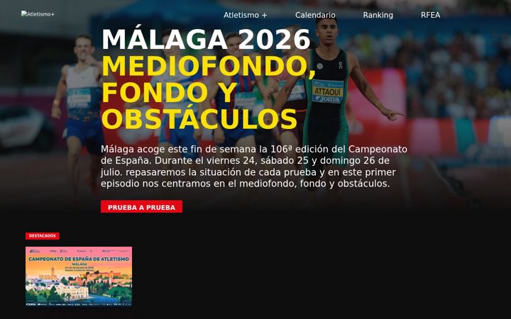 Screenshot of atletismorfea.es