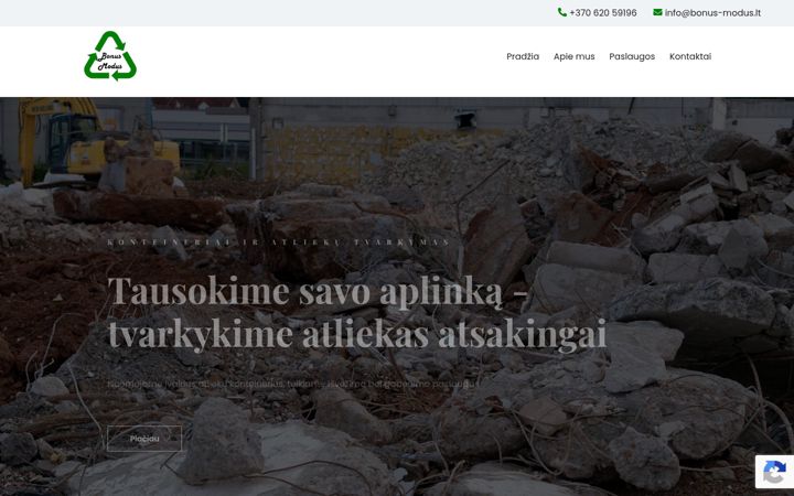 Screenshot ta' atliekos.com
