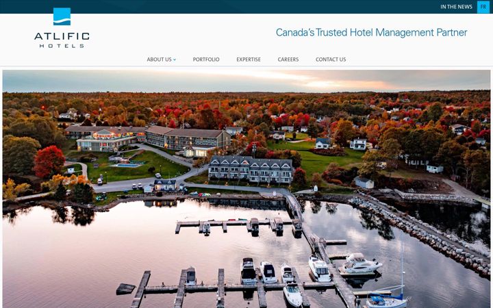 Screenshot of atlifichotels.com