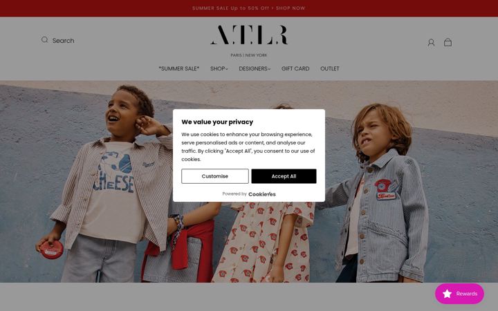 Screenshot of atlrparis.com
