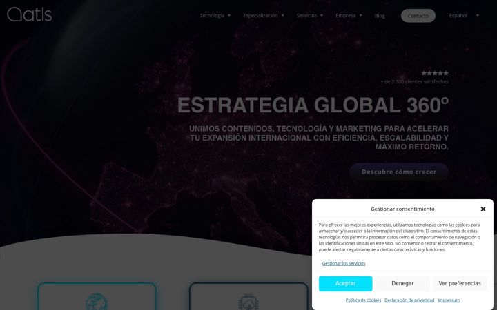 Ekrano kopija atls-global.com