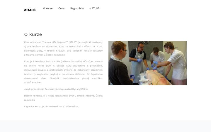 Screenshot of atls.sk