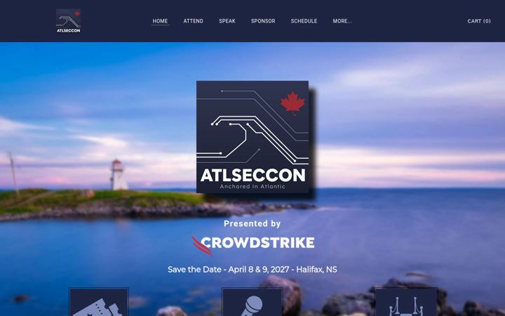 Screenshot of atlseccon.com