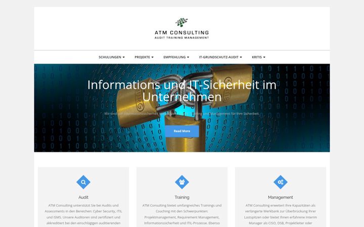 Screenshot of atm-consulting.com