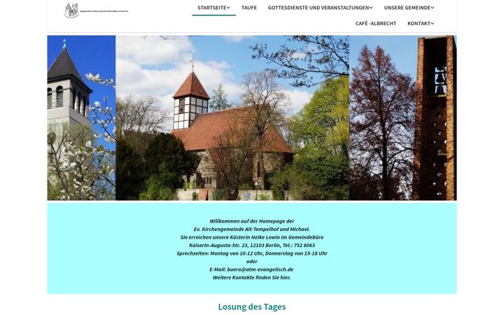 Screenshot of atm-evangelisch.de
