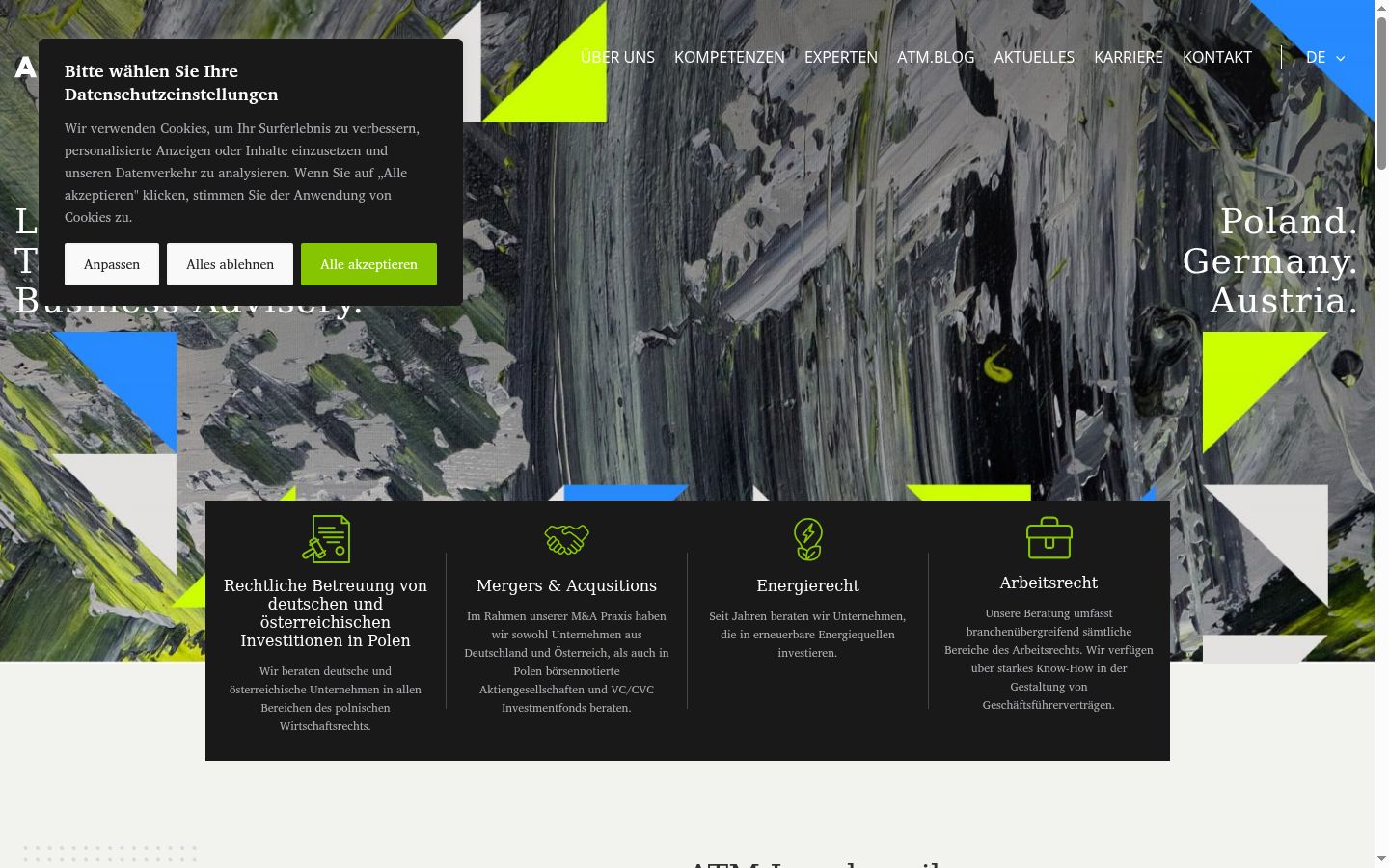 Screenshot tal-banner tal-kunsens muri qabel kwalunkwe interazzjoni