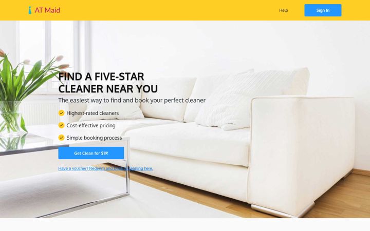 Screenshot of atmaid.com
