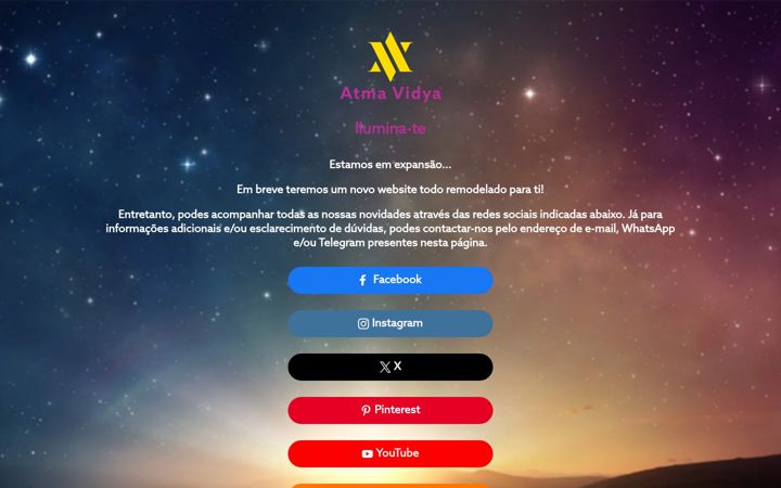 Screenshot of atmavidya.com