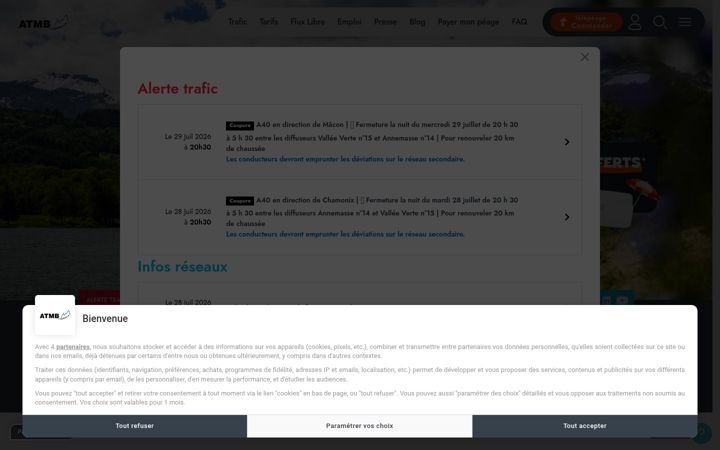 Ekrānuzņēmums no atmb.com
