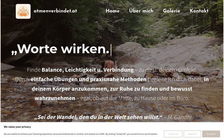 Screenshot of atmenverbindet.at