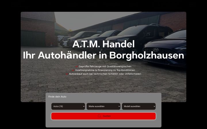 Screenshot of atmhandel.de