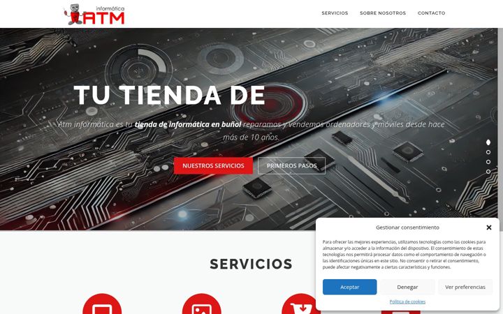 Screenshot of atminformaticos.com