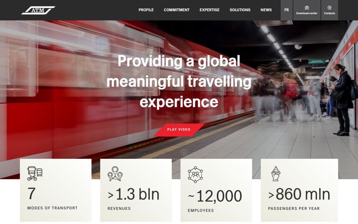 Screenshot of atminternational.com