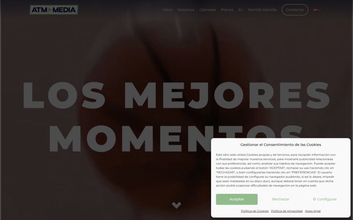 Screenshot of atmmedia.tv
