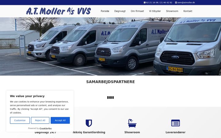 Screenshot of atmoller.dk