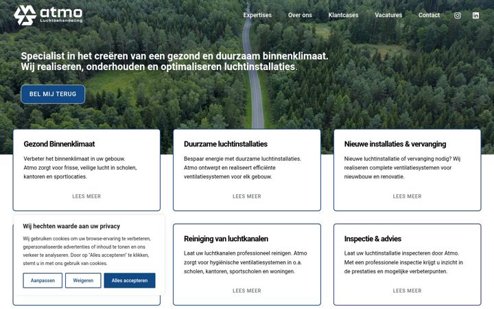 Screenshot of atmoluchtbehandeling.nl