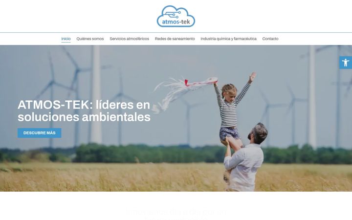 Screenshot of atmos-tek.com