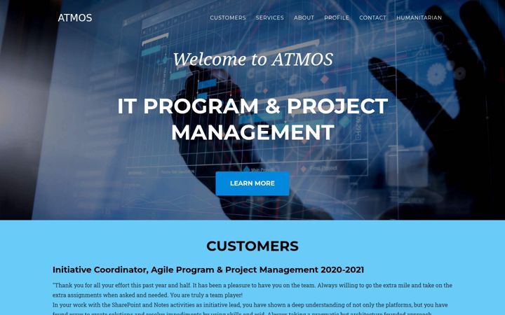 Screenshot of atmos.dk