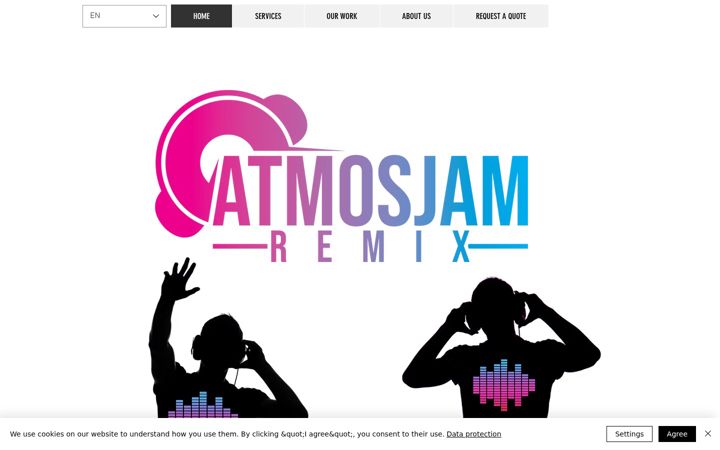 Captura de pantalla de atmosjam.com