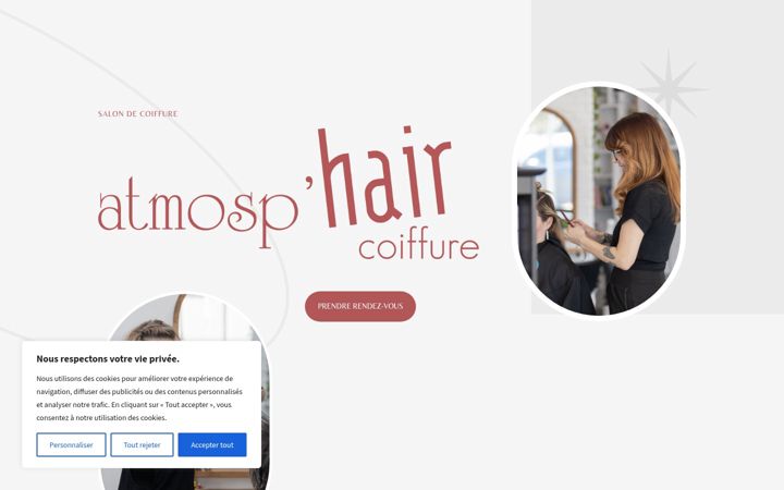 Screenshot of atmosphair.ca