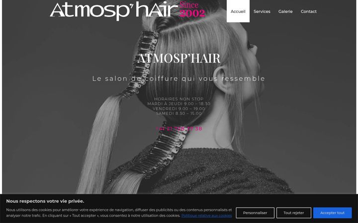 Screenshot of atmosphair.ch
