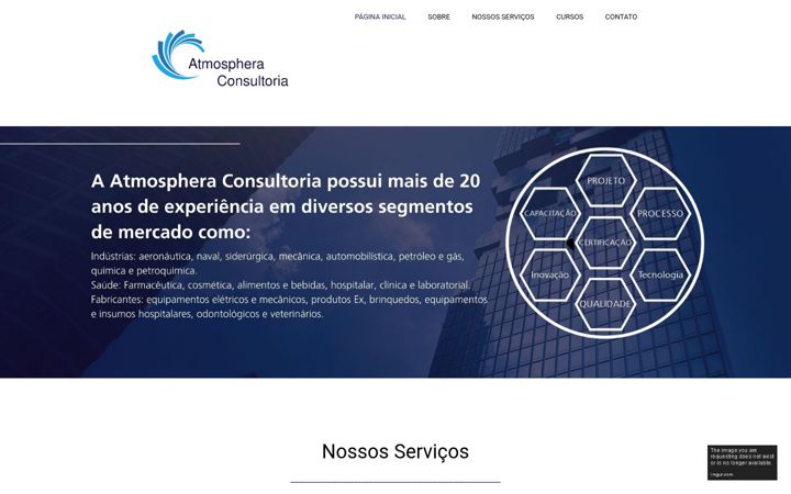 Screenshot of atmospheraconsultoria.com