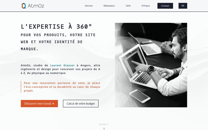Screenshot of atmoz.design