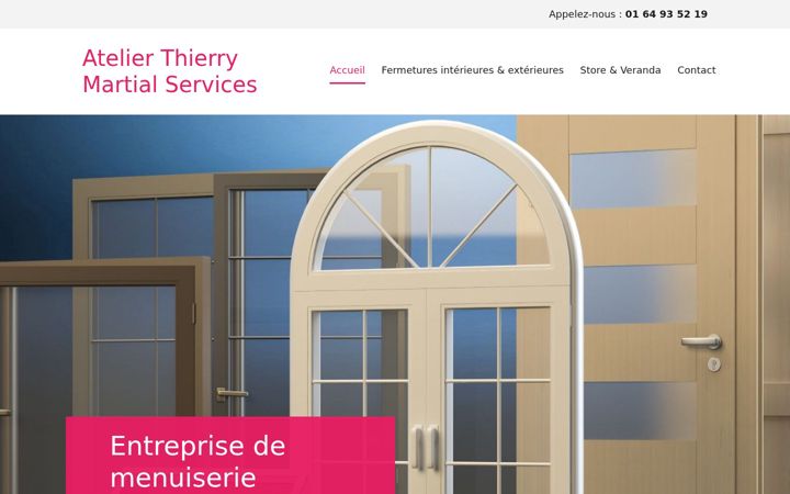 Screenshot of atms-fermetures.fr