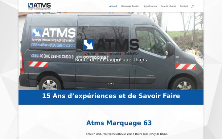 Ekrānuzņēmums no atms-marquage-63.fr