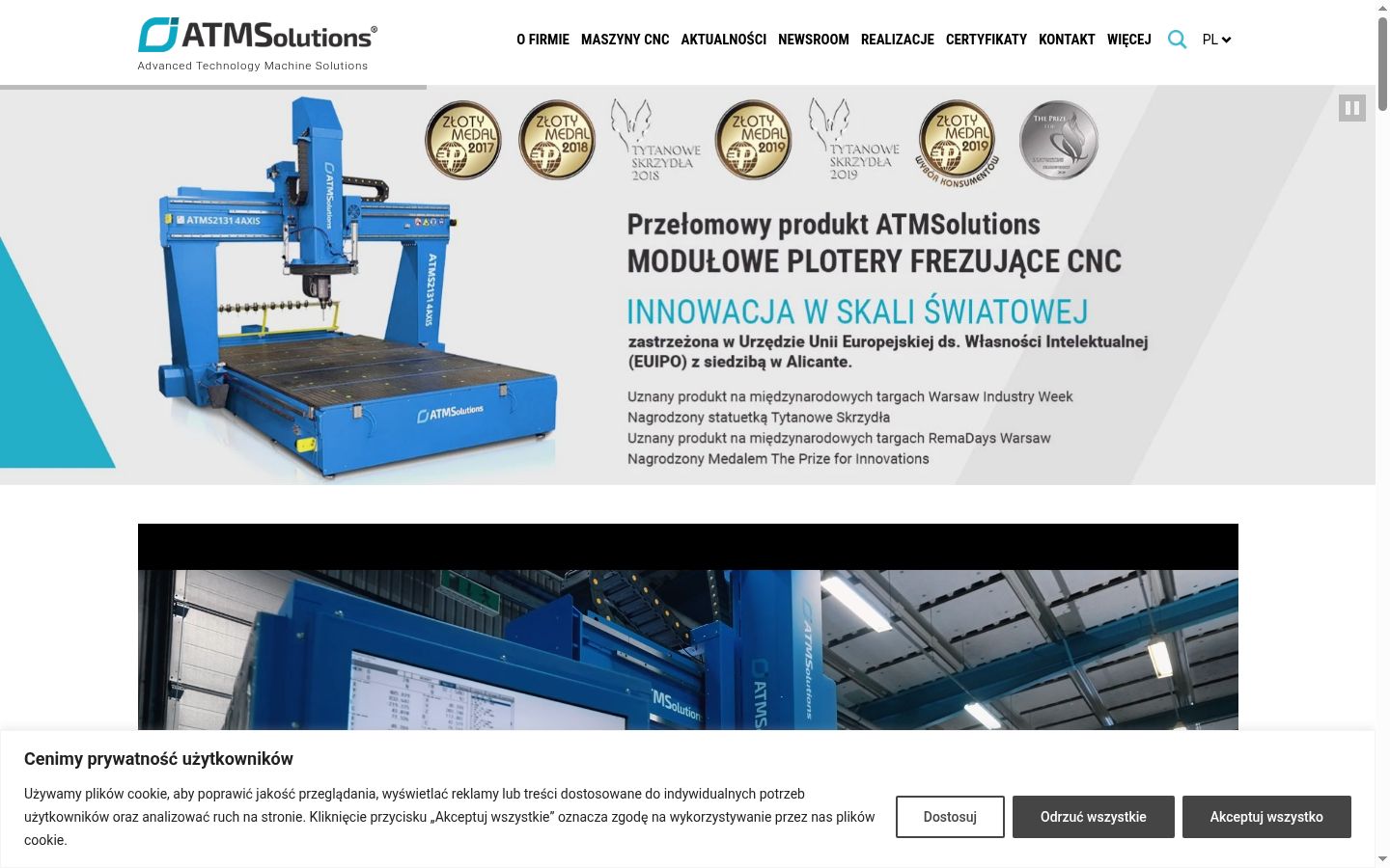 Képernyőkép a bármilyen interakció előtt megjelenő hozzájárulási bannerről