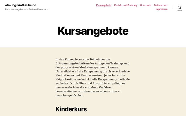 Screenshot of atmung-kraft-ruhe.de