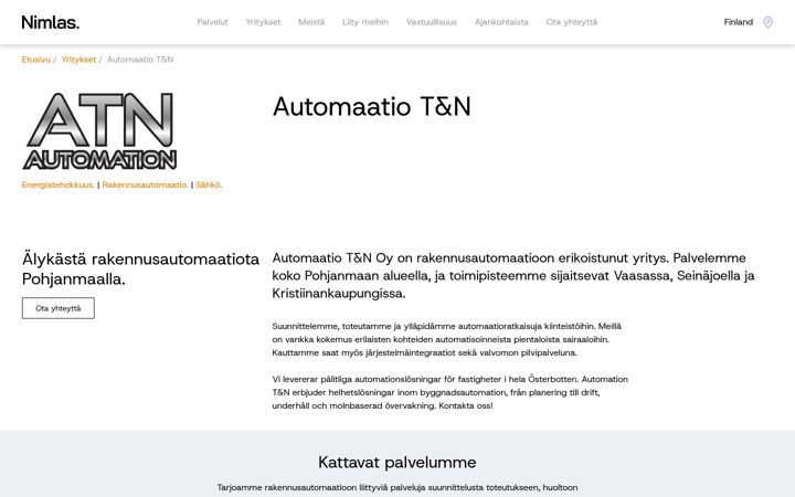 Screenshot of atn.fi
