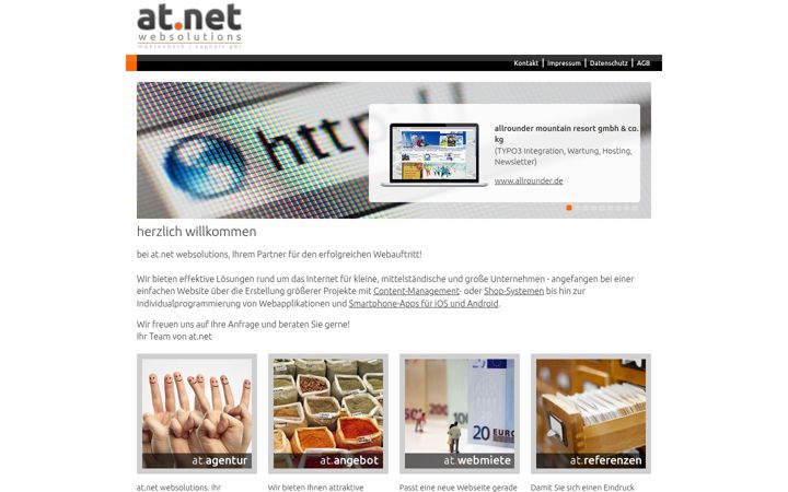 Screenshot of atnet-websolutions.de