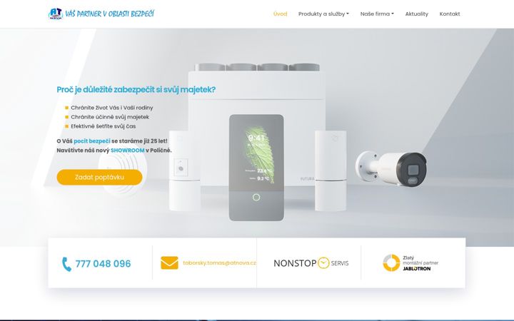 Screenshot of atnova.cz