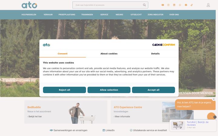 Screenshot of ato-form.nl