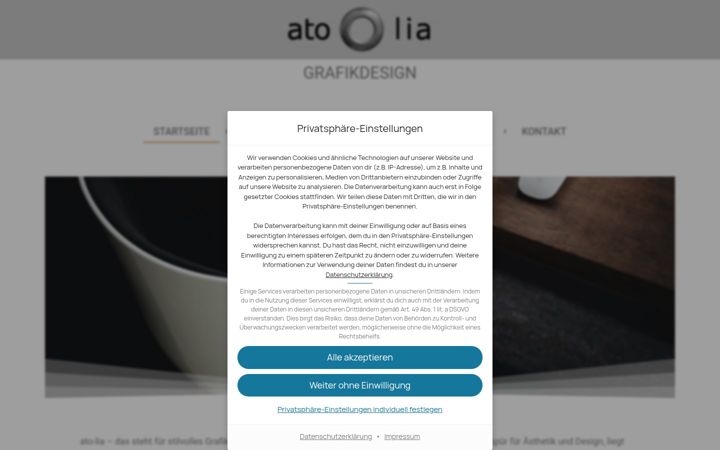 Screenshot of ato-lia.de
