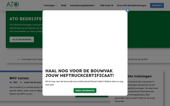 Screenshot of ato-training.nl