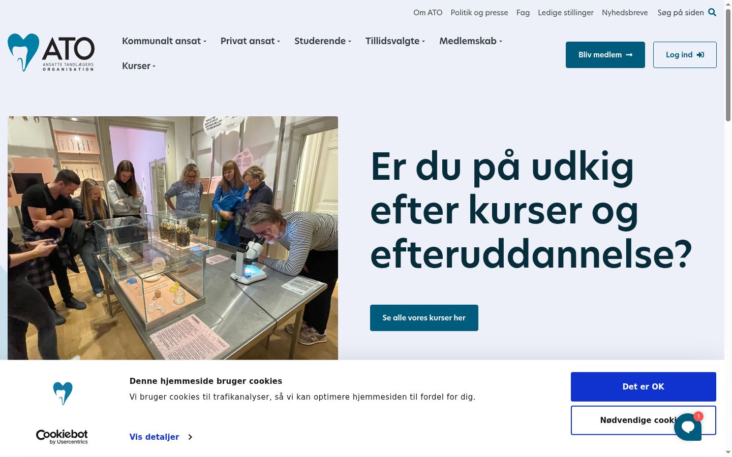 Screenshot tal-banner tal-kunsens muri qabel kwalunkwe interazzjoni