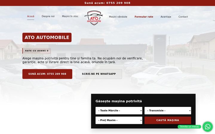 Screenshot of atoautomobile.ro