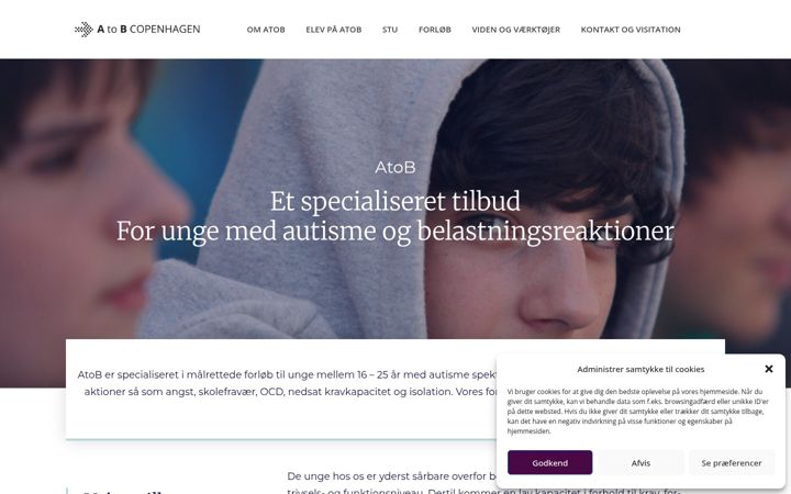 Ekraanipilt saidist atob-cph.dk