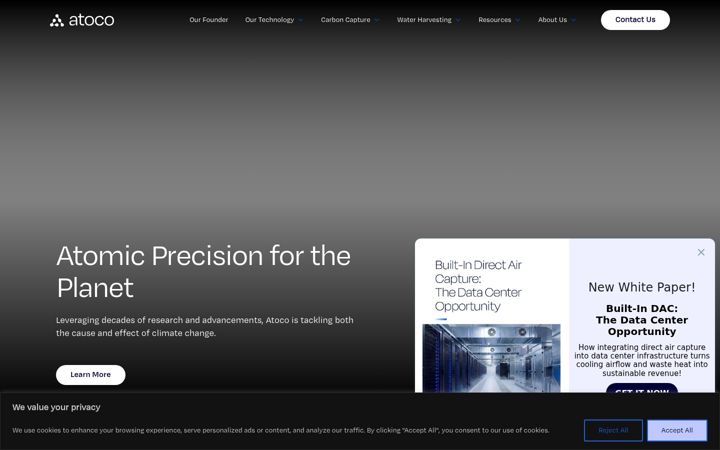 Screenshot of atoco.com