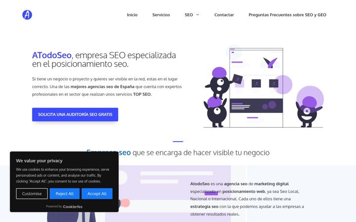 Captura de pantalla de atodoseo.com