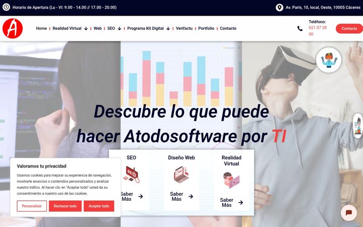 Екранна снимка на atodosoftware.com