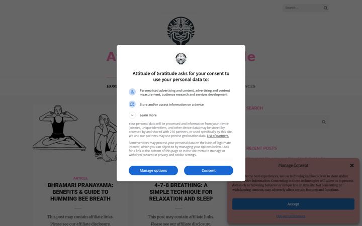 Screenshot of atofgrat.com