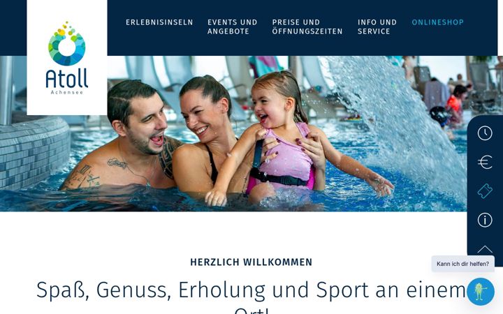 Screenshot von atoll-achensee.com