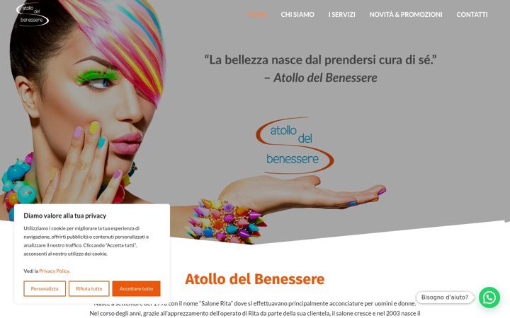 Screenshot von atollodelbenessere.ch
