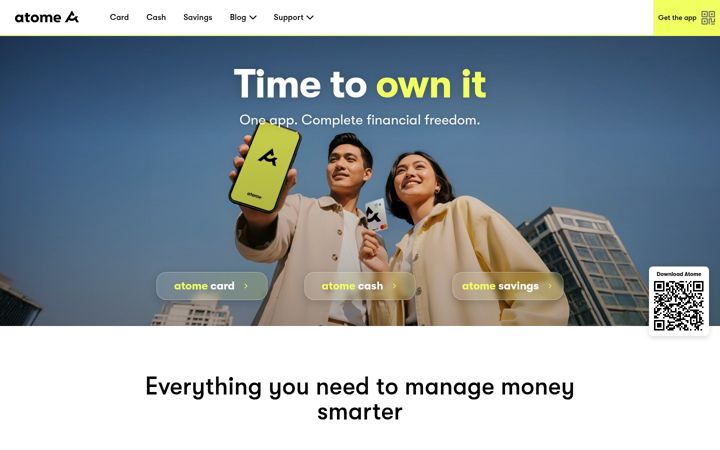 Screenshot of atome.ph