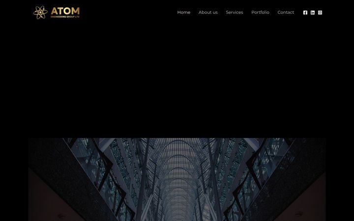 Screenshot of atomengineering.co.uk